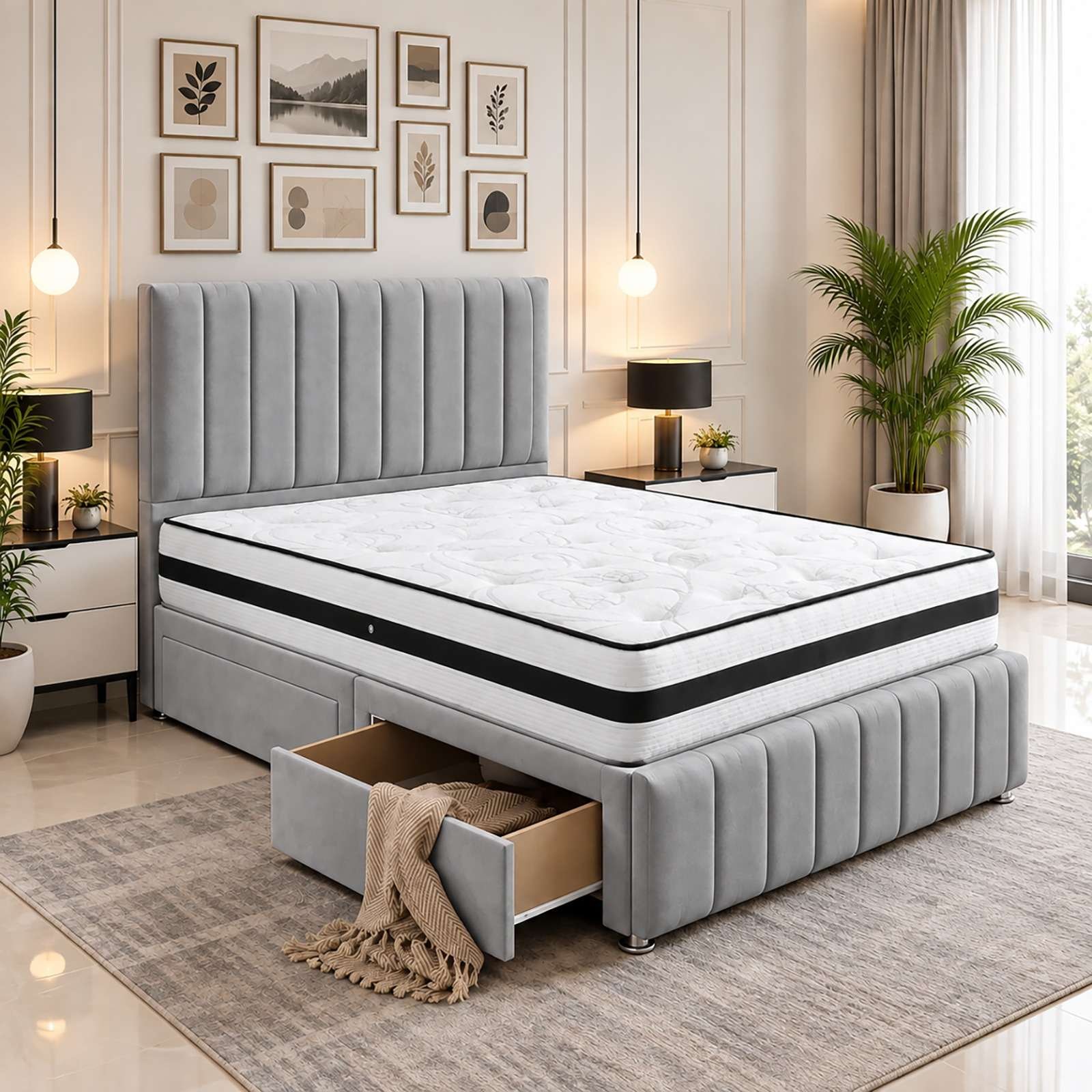 WhatsApp Image 2026-09-10 at 3.39.34 PM (2) Devon Divan Bed with 2 Drawers – Luxury Upholstered Storage Bed UK - Image 1