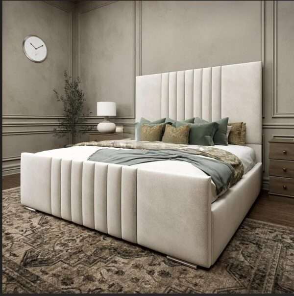 Luxury Plush Velvet New Ottoman Divan Storage upholstered Bed Frame