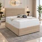 Luxury Plush Velvet Hazel Ottoman Storge bed Frame - Image 6