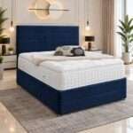 Luxury Plush Velvet Hazel Ottoman Storge bed Frame