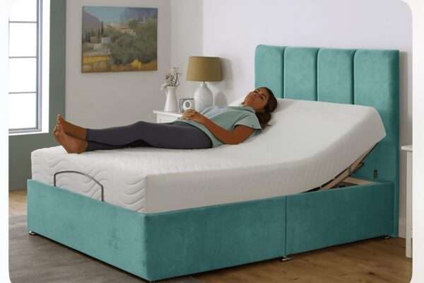4ft wilko Electric Adjustable Bed With Memory Mattress