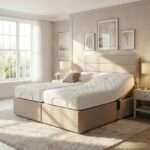 Diagnol Line Electric Adjustable bed With Memory Mattress - Image 2