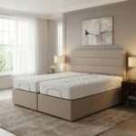 Diagnol Line Electric Adjustable bed With Memory Mattress - Image 5