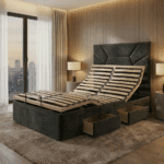 Black Sarena Electric Adjustable bed With Memory Mattress - Image 3