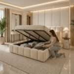 Luxury Bubble style Bedframe with optional gas lift storage - Image 2