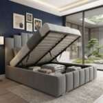 Luxury Art Deco Bedframe with Optional Gas lift storage - Image 3