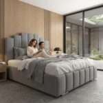 Luxury Art Deco Bedframe with Optional Gas lift storage - Image 2