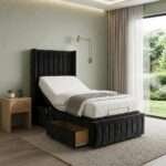 Luxury Romeo Divan Electric Adjustable bed With Memory Mattress +2 Drawers Footend - Image 9