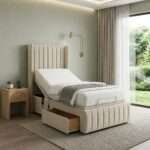 Luxury Romeo Divan Electric Adjustable bed With Memory Mattress +2 Drawers Footend - Image 8
