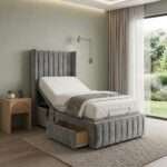 Luxury Romeo Divan Electric Adjustable bed With Memory Mattress +2 Drawers Footend - Image 3