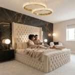 Cream Chesterfield Luxury Royal High Headboard Bed with Gas lift Storage – Luxury Comfort & Smart Space Saving - Image 4