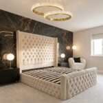 Cream Chesterfield Luxury Royal High Headboard Bed with Gas lift Storage – Luxury Comfort & Smart Space Saving - Image 6